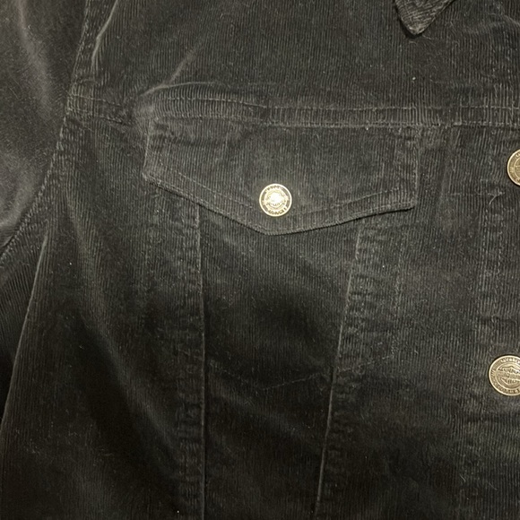 Harley Davidson Black Corduroy Jacket - Picture 8 of 15